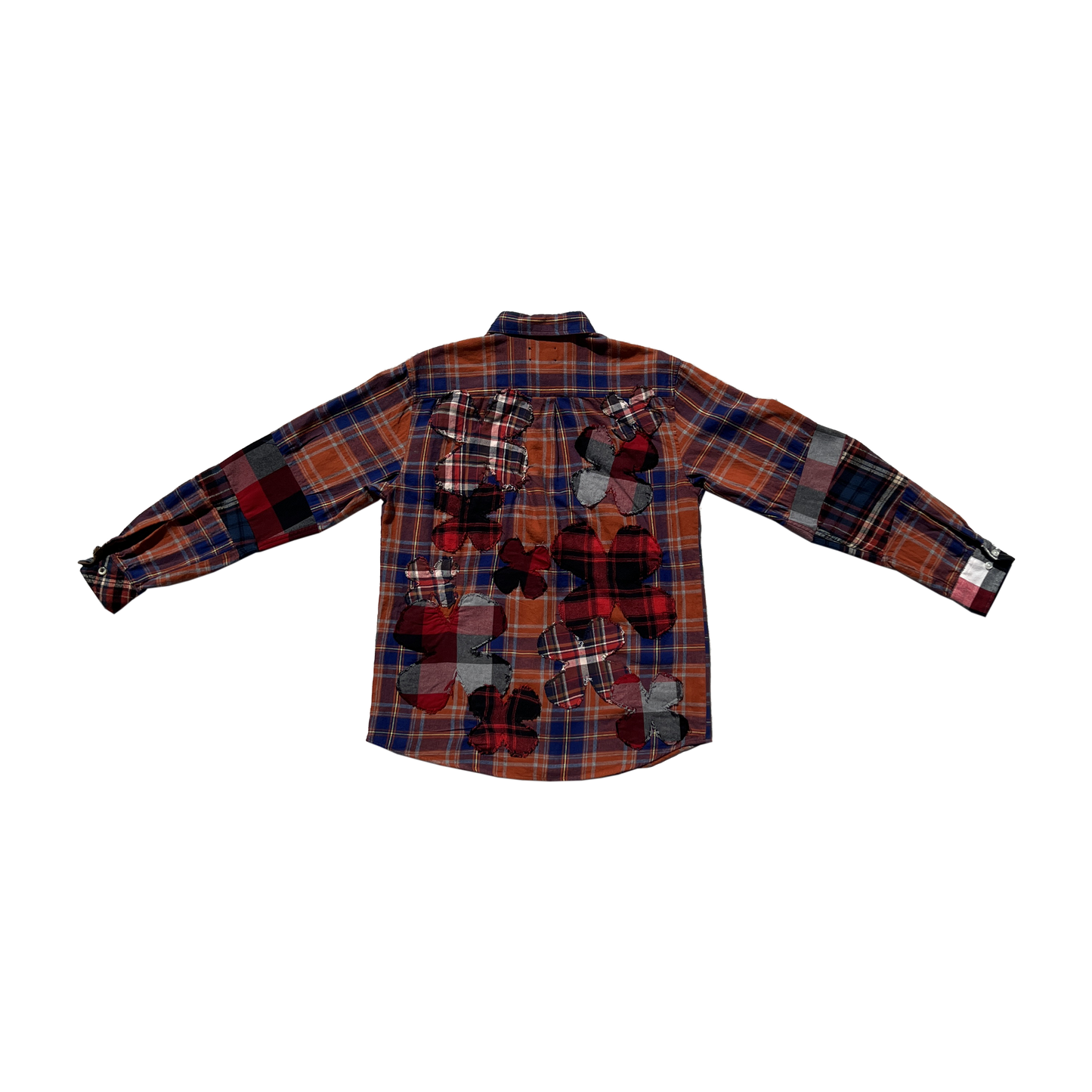 reworked clover patchwork flannel LARGE