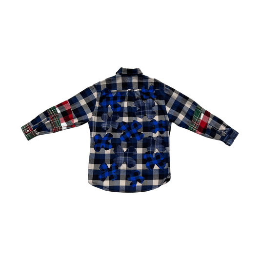 reworked clover patchwork flannel MEDIUM