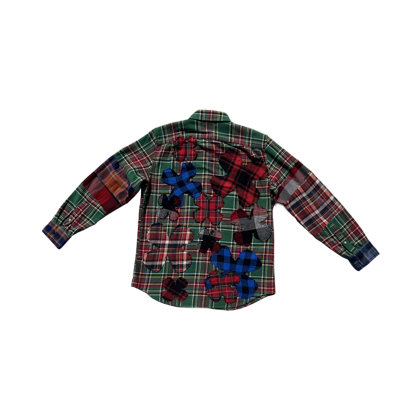 reworked clover patchwork flannel MEDIUM