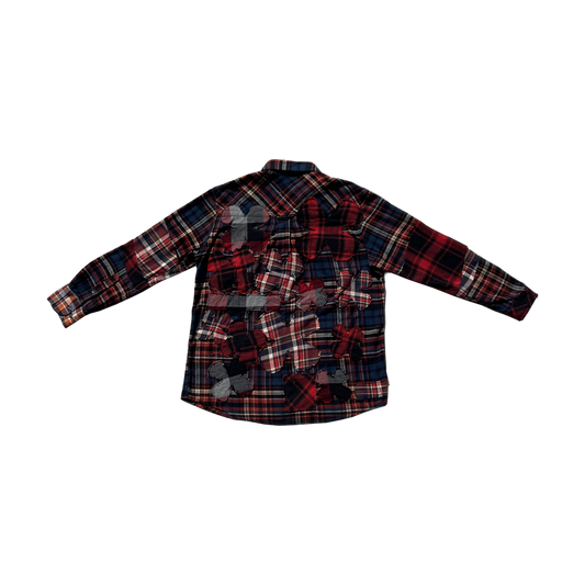 reworked clover patchwork flannel MEDIUM