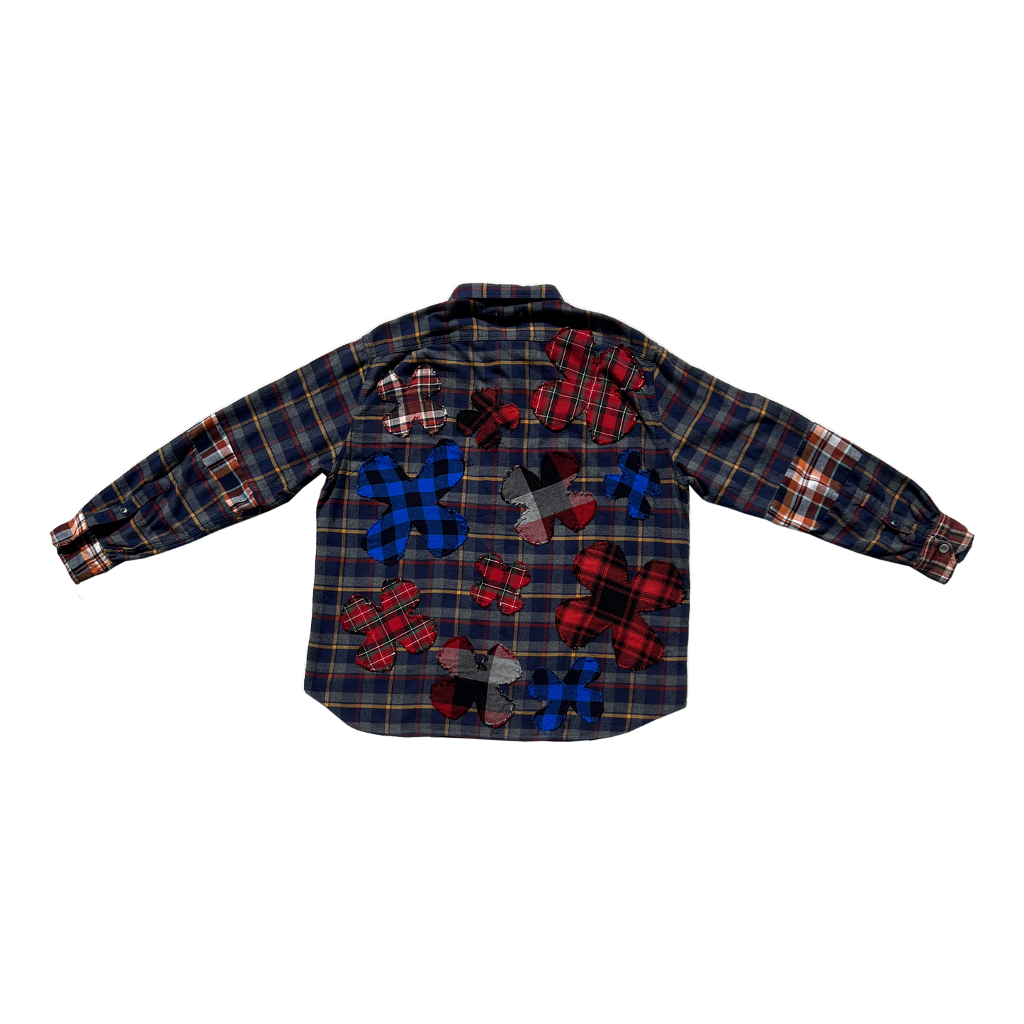 reworked clover patchwork flannel XLARGE
