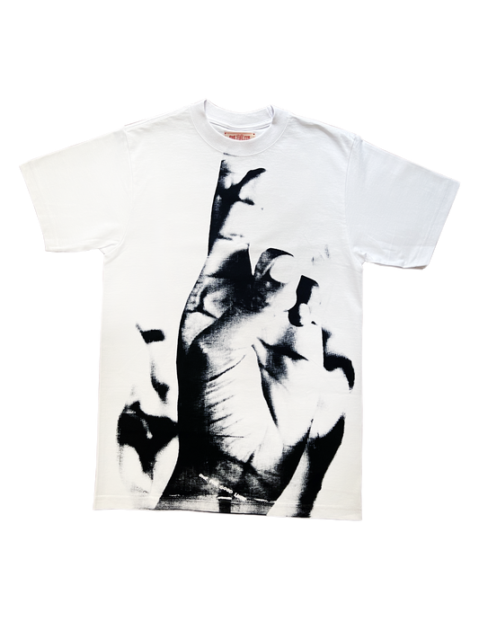 fingers crossed tee / white