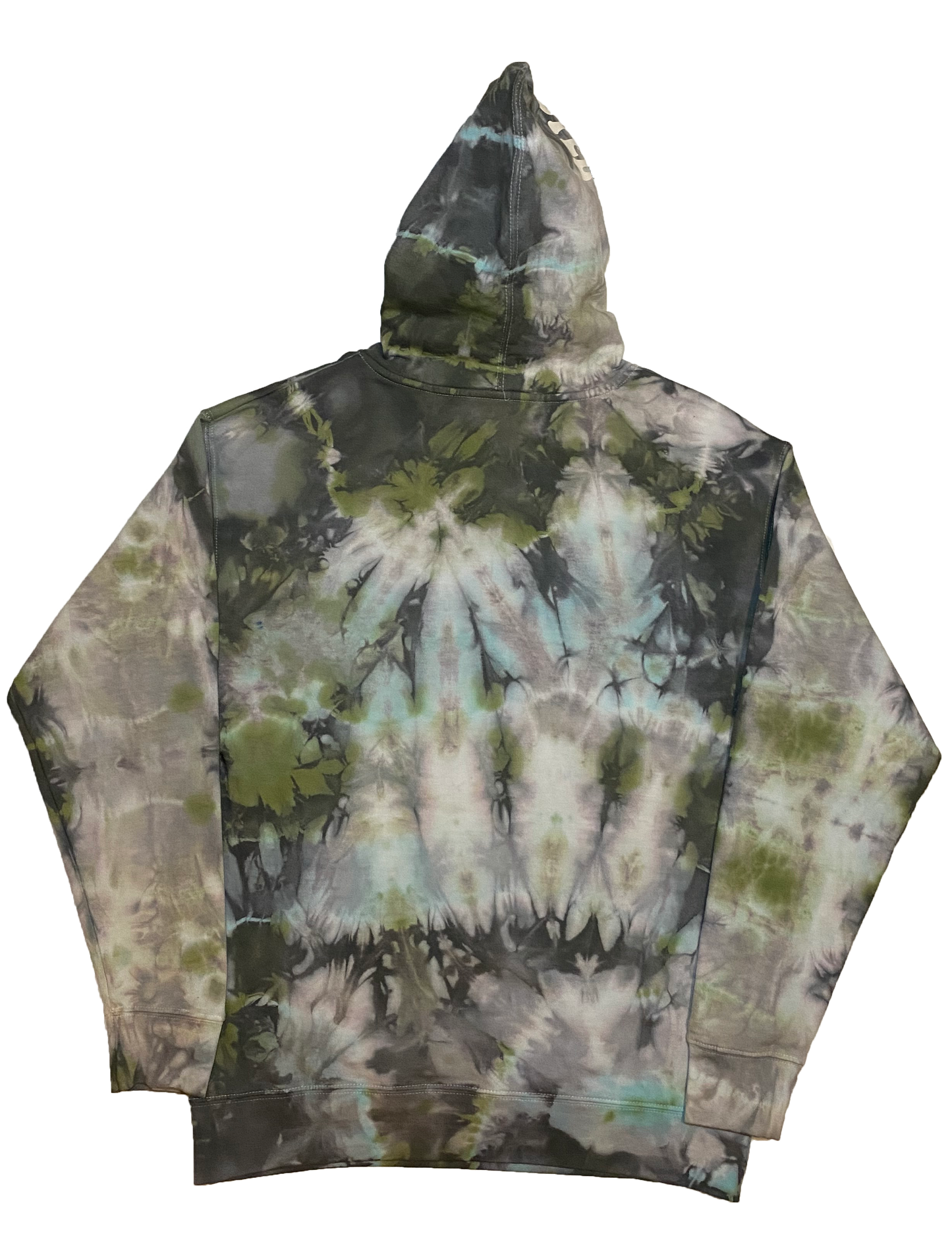 FROZEN FOREST TIE DYE HOODIE - One For Good Luck!