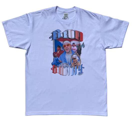 BENITO WHITE TEE - One For Good Luck!