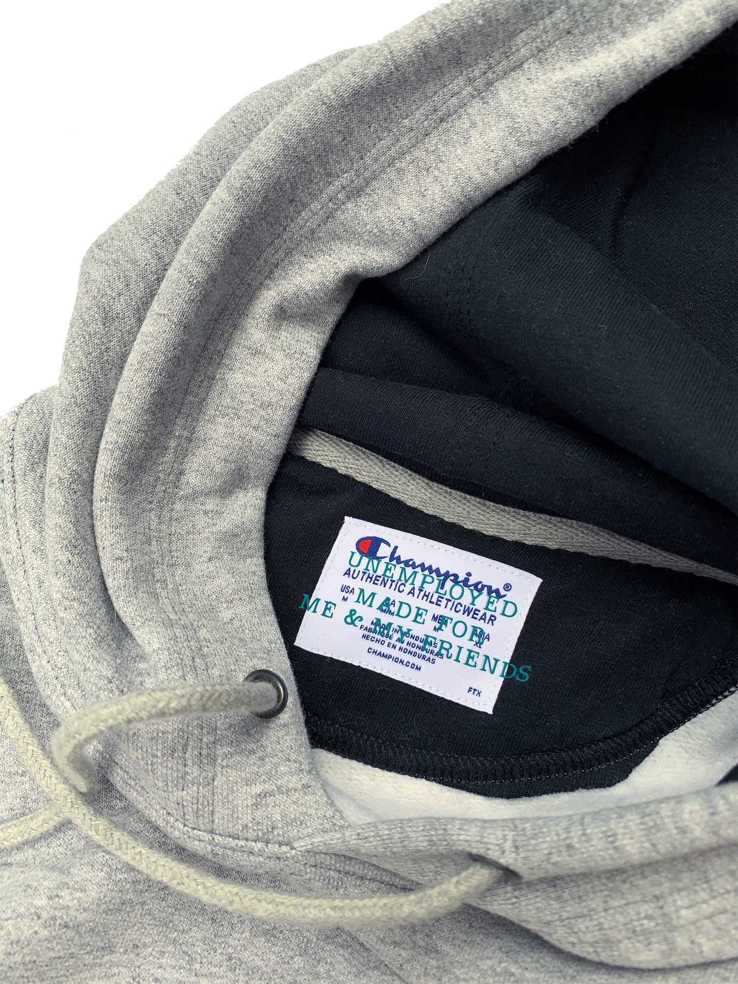 CHAMPION OXFORD GREY PULLOVER HOODIE - One For Good Luck!