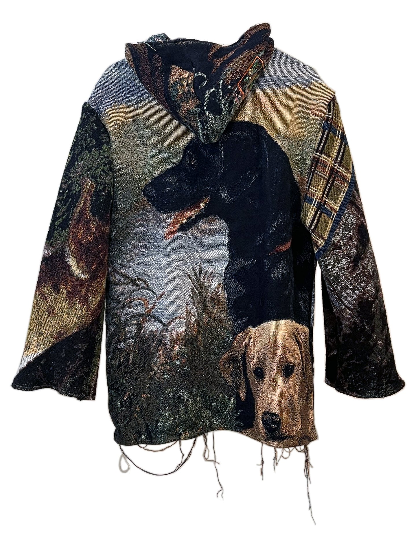 woven labs zip up - One For Good Luck!