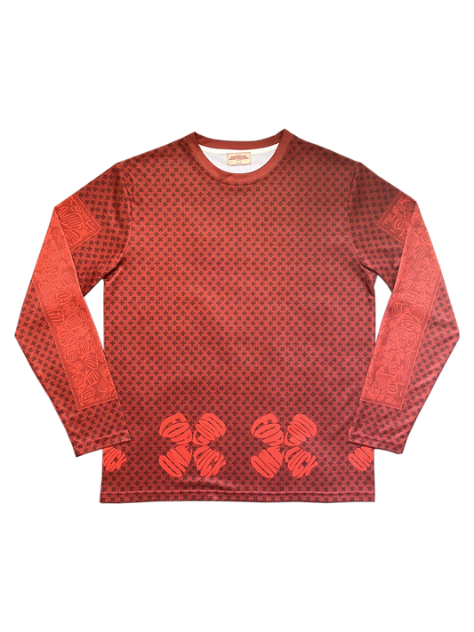 1(ONE)4(FOR) GOOD LUCK LONG SLEEVE JERSEY / RED/RED