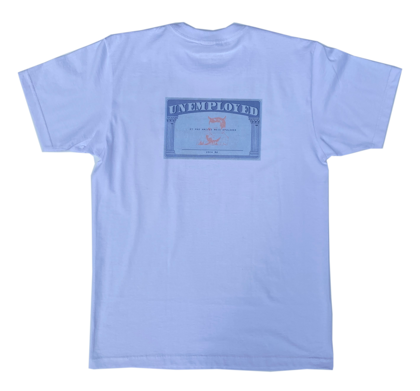 SOCIAL SECURITY CARD WHITE TEE - One For Good Luck!