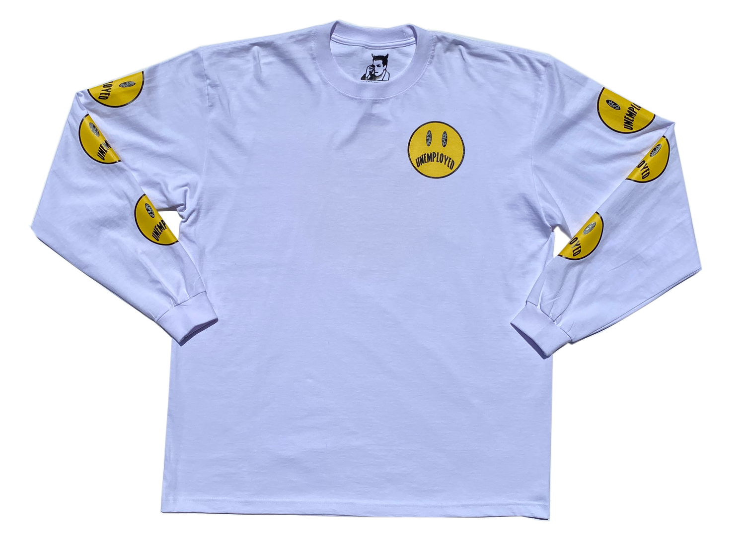 BAD TRIPPIN WHITE LONGSLEEVE - One For Good Luck!