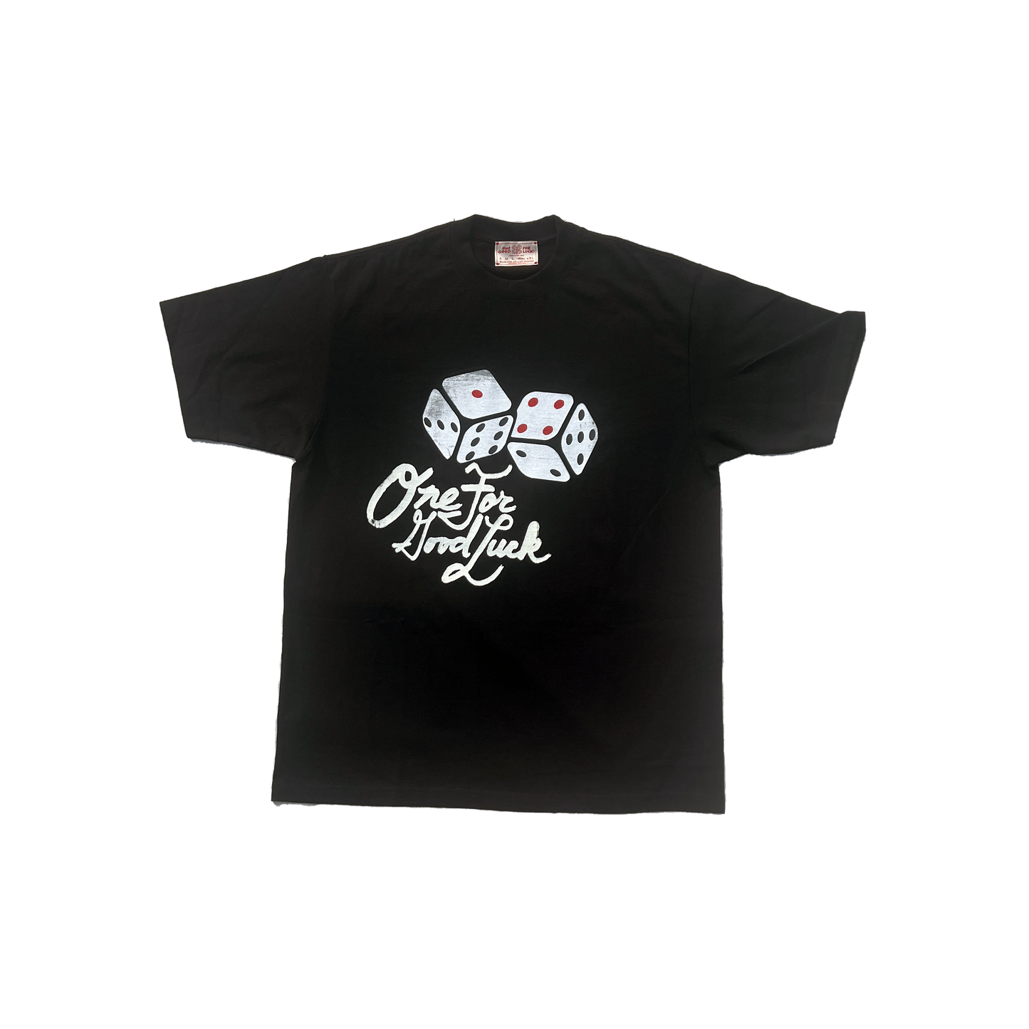 1-4 dice tee / black