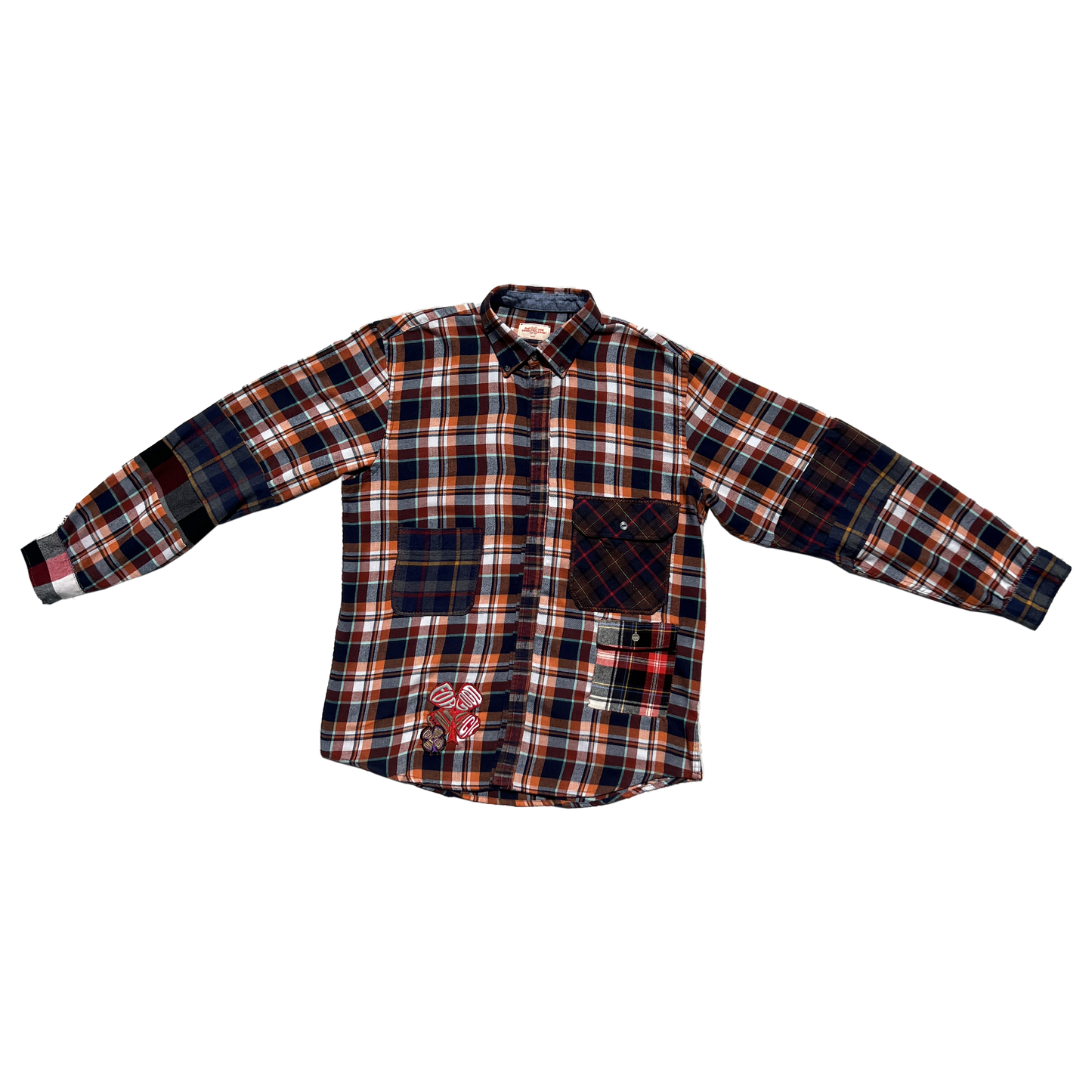 reworked clover patchwork flannel LARGE