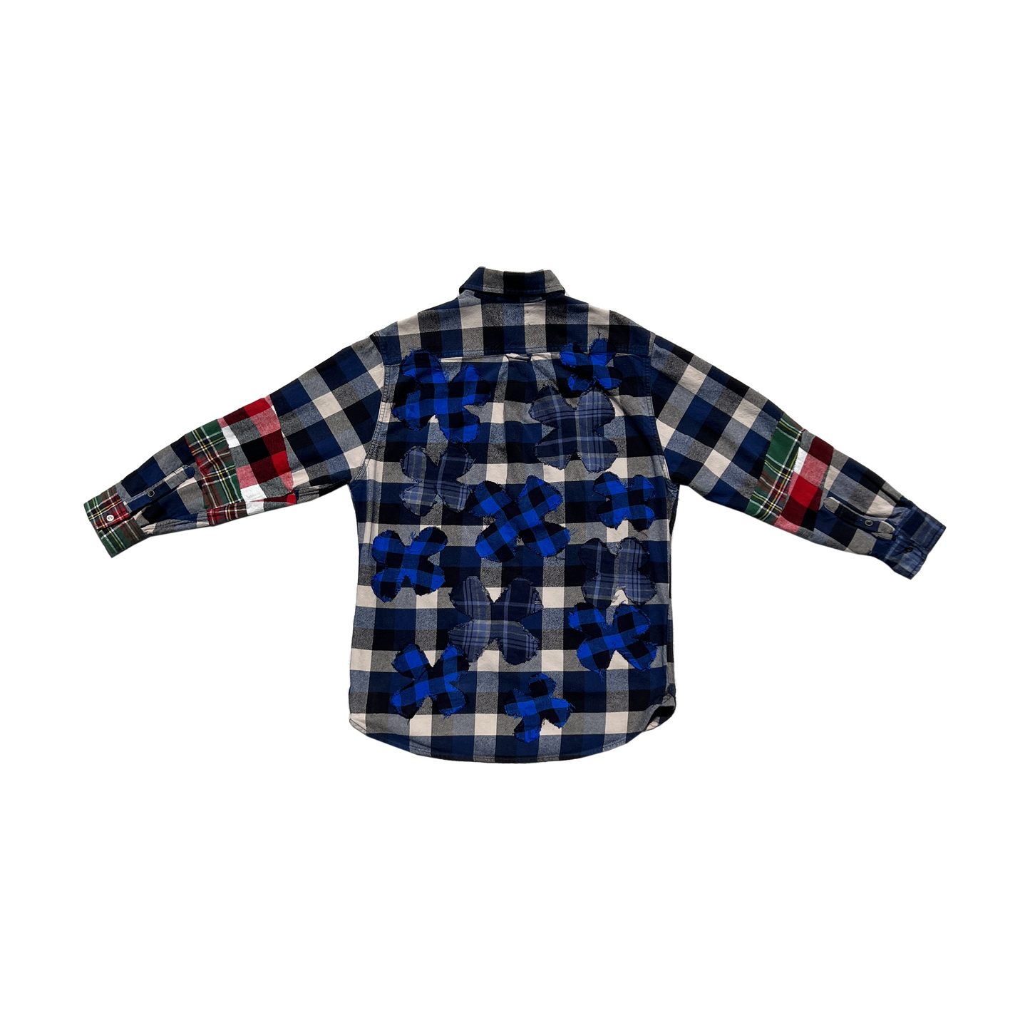 reworked clover patchwork flannel MEDIUM