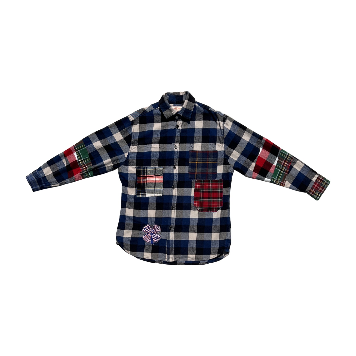 reworked clover patchwork flannel MEDIUM