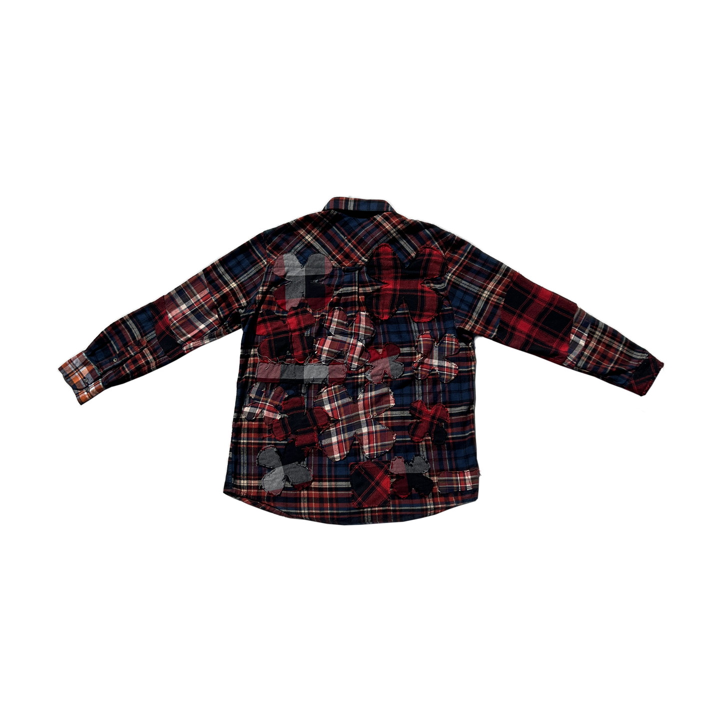 reworked clover patchwork flannel MEDIUM