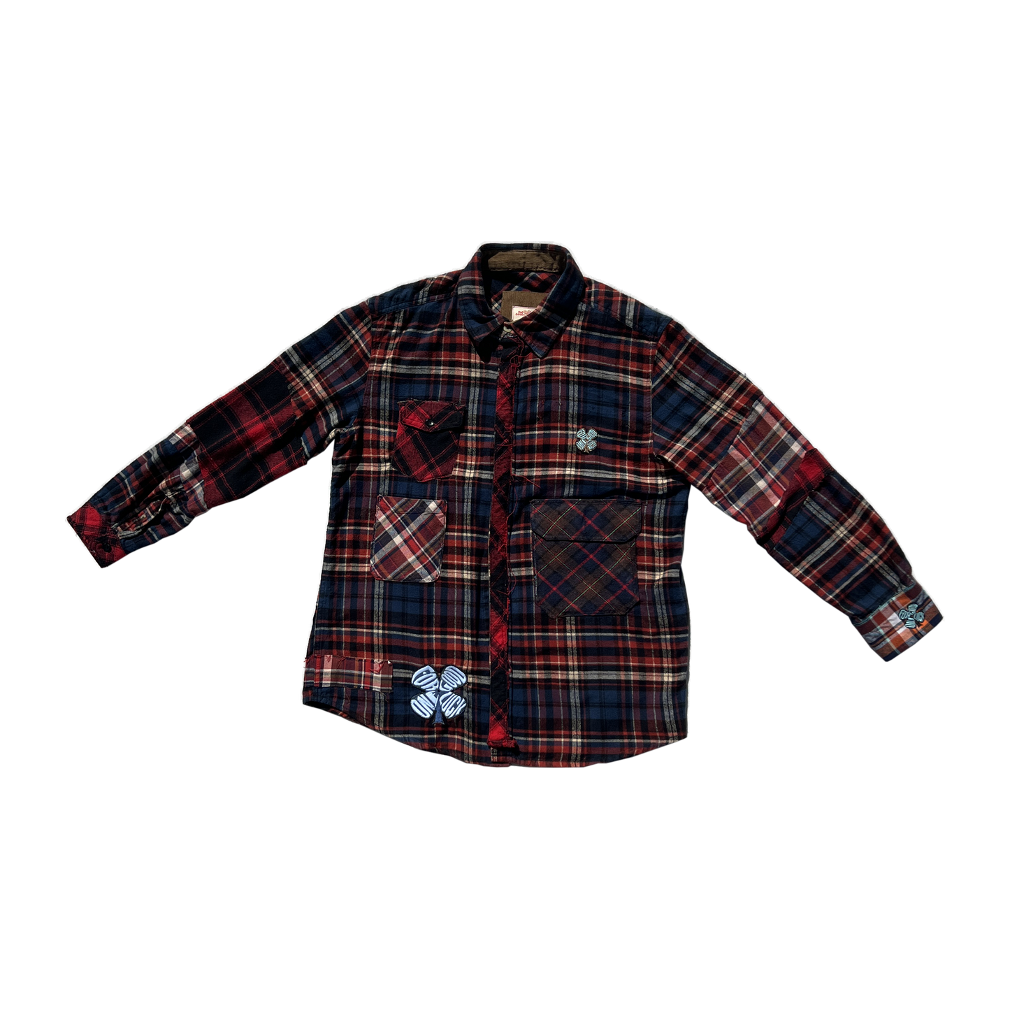 reworked clover patchwork flannel MEDIUM