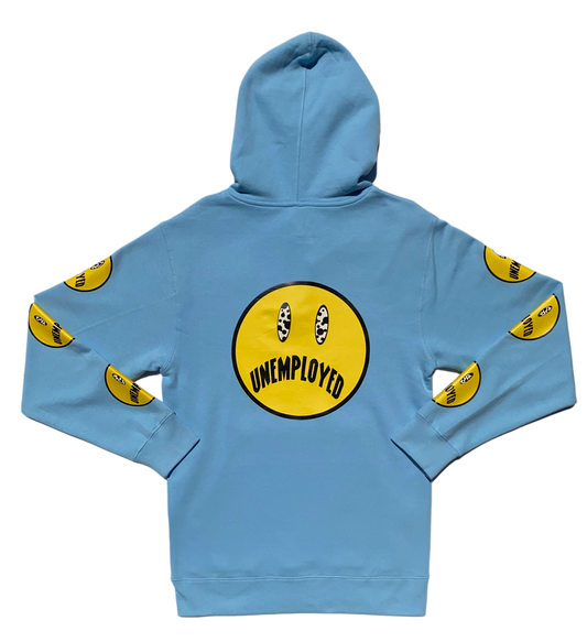 BAD TRIPPIN BABY BLUE HOODIE - One For Good Luck!
