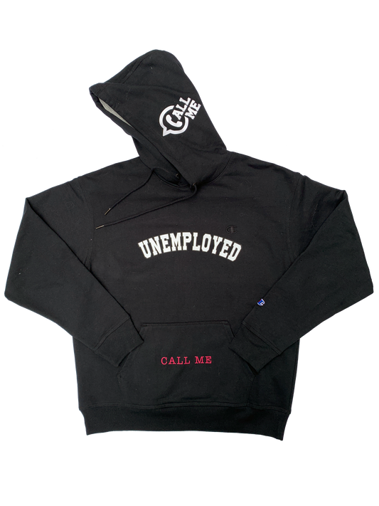 CHAMPION BLACK PULLOVER HOODIE - One For Good Luck!