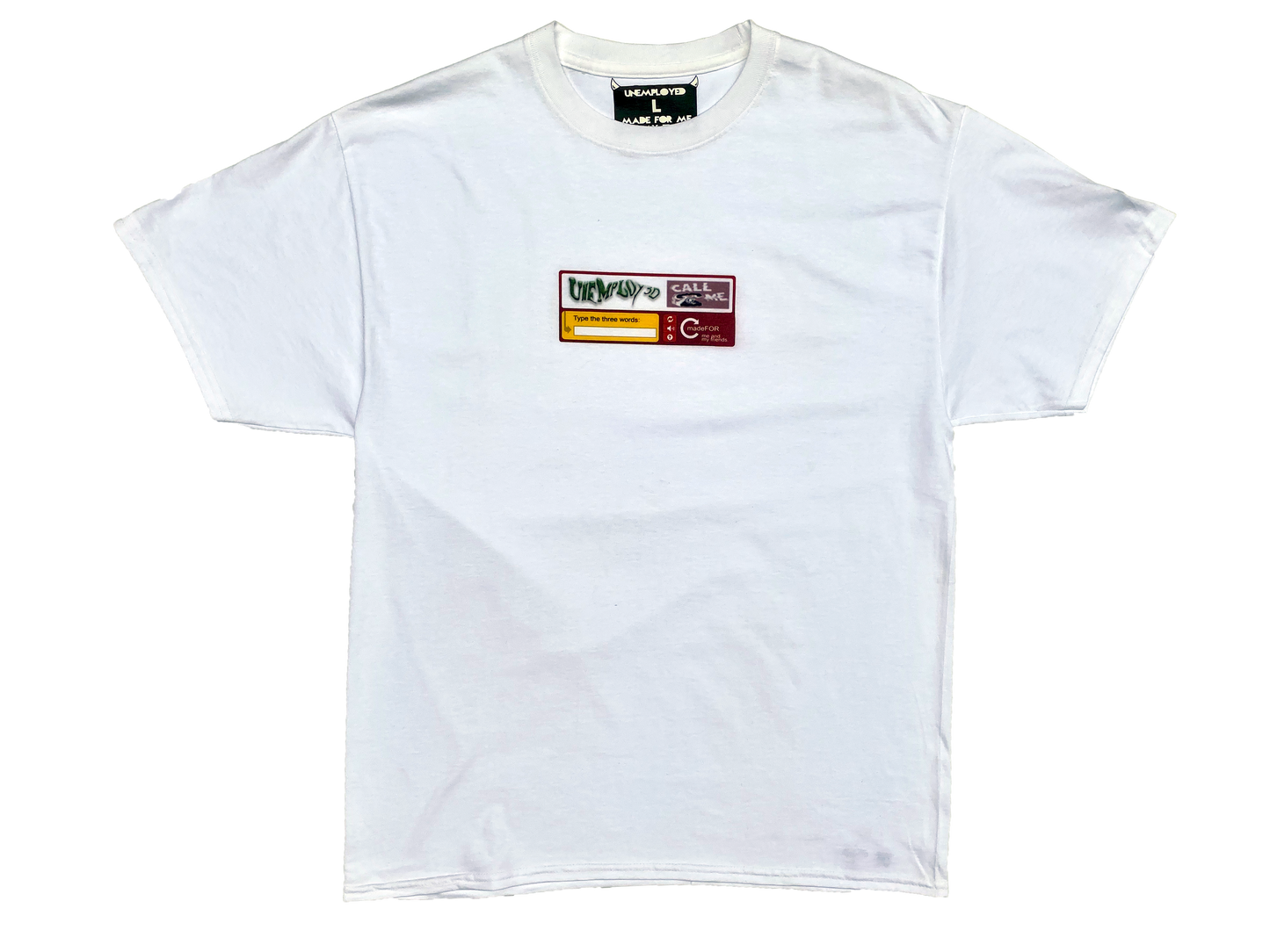 CAPTCHA BOX LOGO TEE - One For Good Luck!