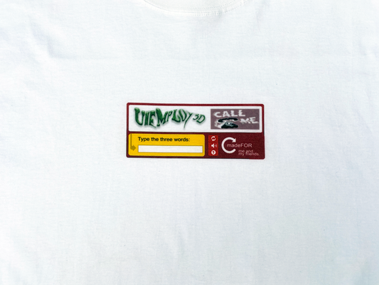 CAPTCHA BOX LOGO TEE - One For Good Luck!