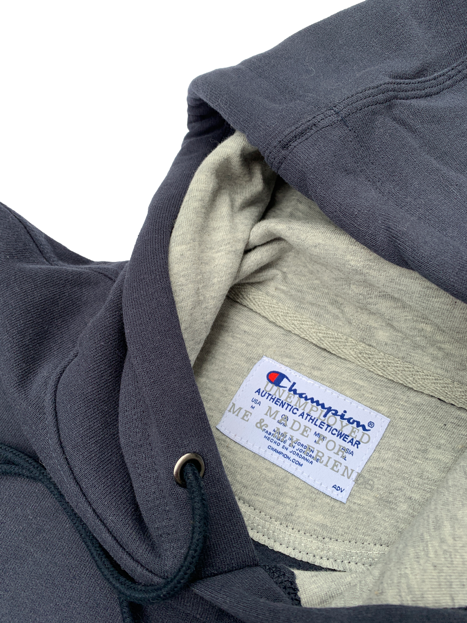 CHAMPION COLLEGE NAVY PULLOVER HOODIE - One For Good Luck!
