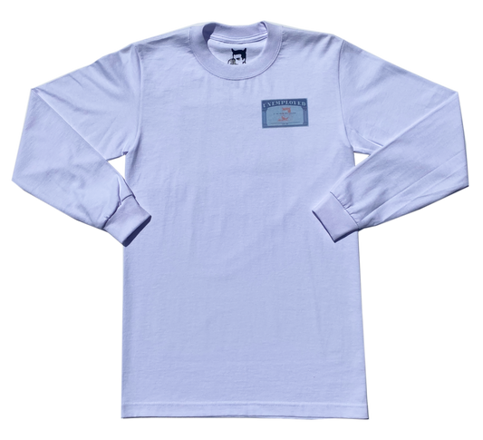 SOCIAL SECURITY CARD WHITE LONG SLEEVE - One For Good Luck!