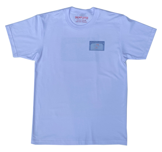 SOCIAL SECURITY CARD WHITE TEE - One For Good Luck!