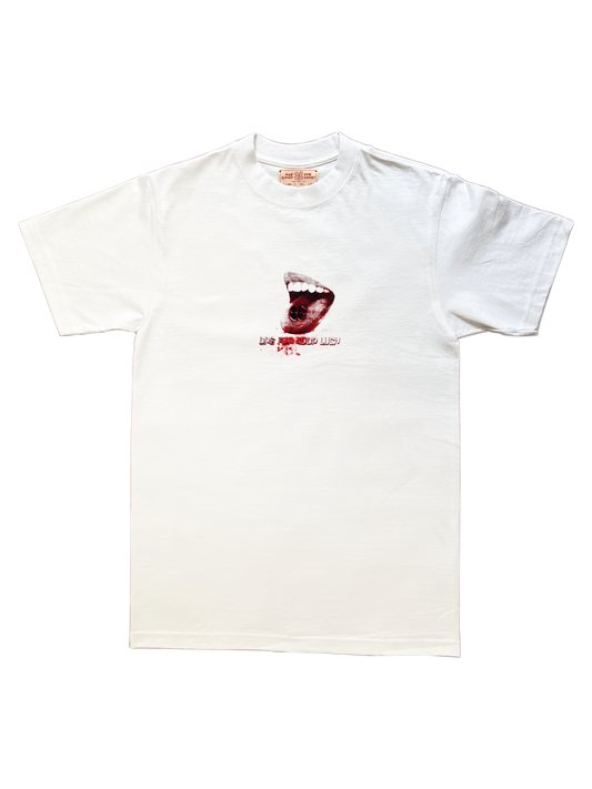 tongue tee / white
