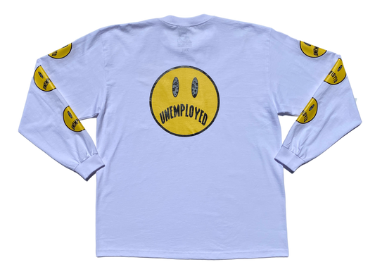 BAD TRIPPIN WHITE LONGSLEEVE - One For Good Luck!