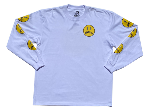 BAD TRIPPIN WHITE LONGSLEEVE - One For Good Luck!
